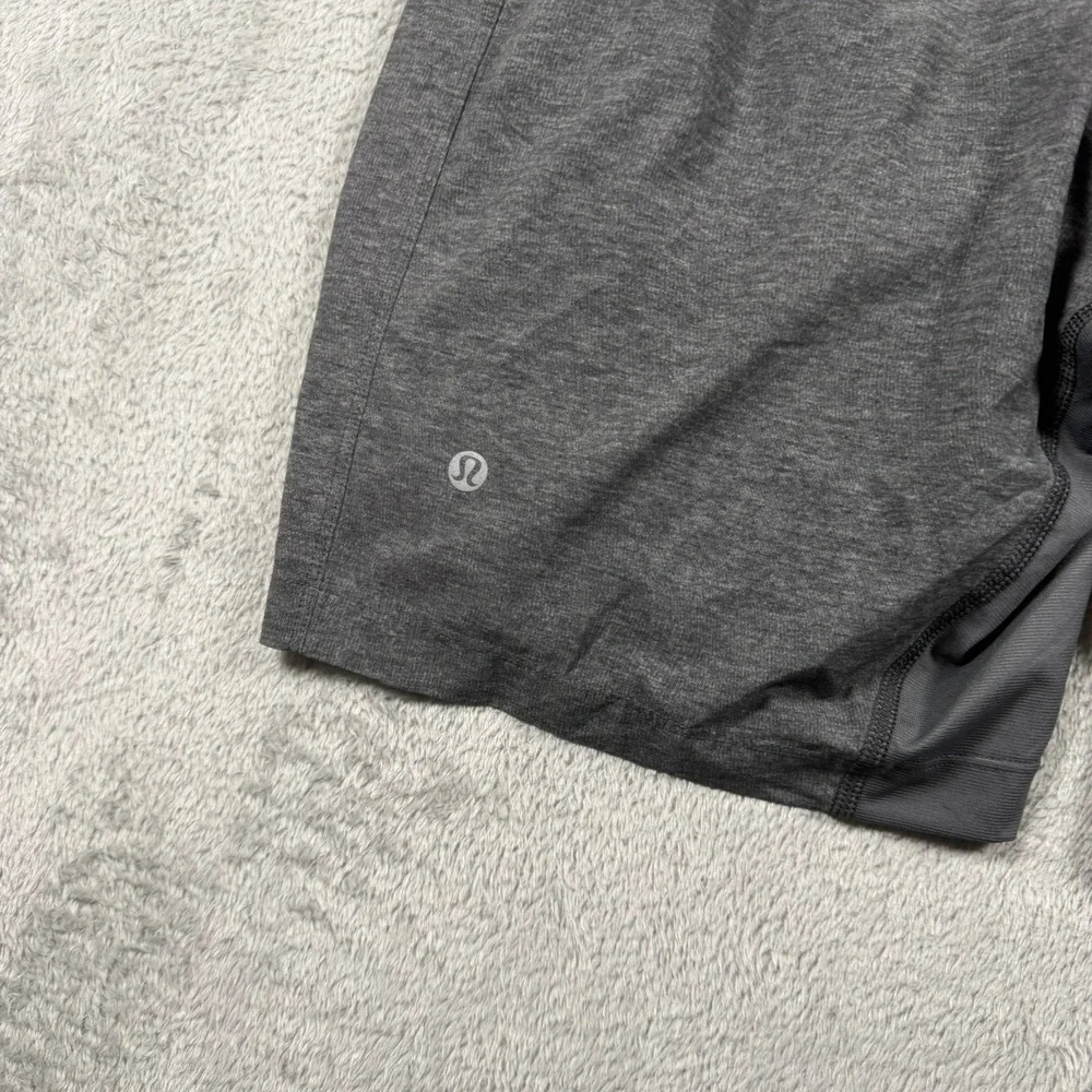 Lululemon THE Short Men Small‎ Grey Heathered Lined 9